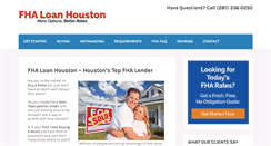 Desktop Screenshot of fhaloanhouston.com